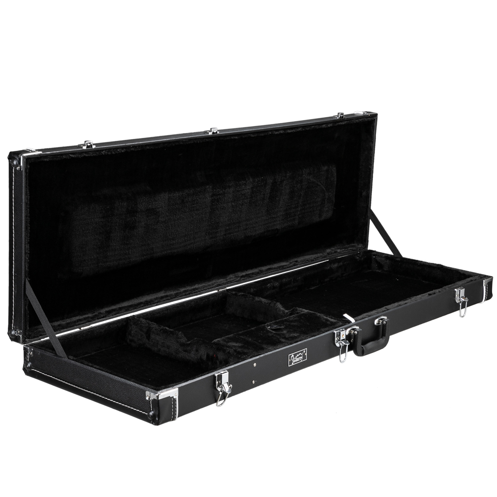 【Replace 20699912】High Grade Electric Guitar Square Hard Case Flat Black
